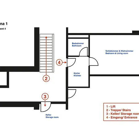 Fortuna 4 By Vacations, Panoramablick Auf Berge Und Parkplatz Inklusive Apartment Arosa